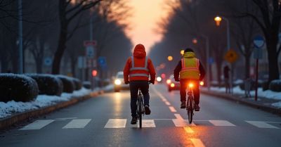 Jesień na drogach Zadbaj o odblaski i obowiązkowe wyposażenie roweru